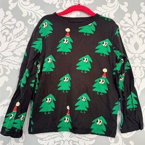 10/$25 • H&M Christmas‎ Tree Graphic Long Sleeve Top
